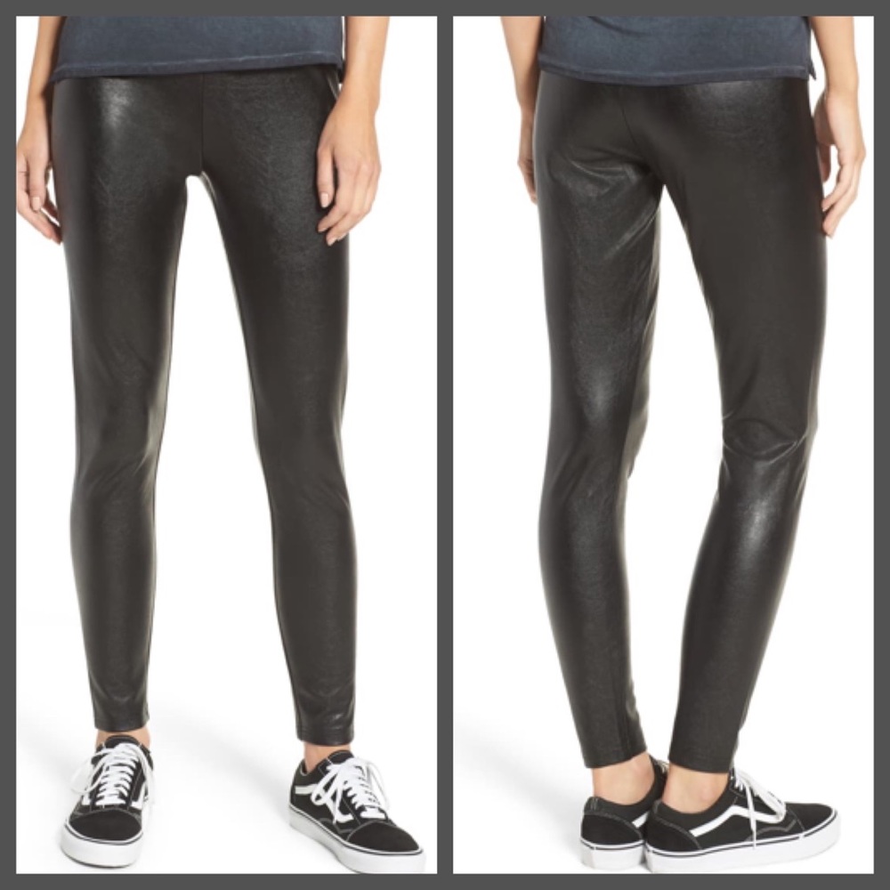 NWT •love, Fire• Faux Leather Leggings